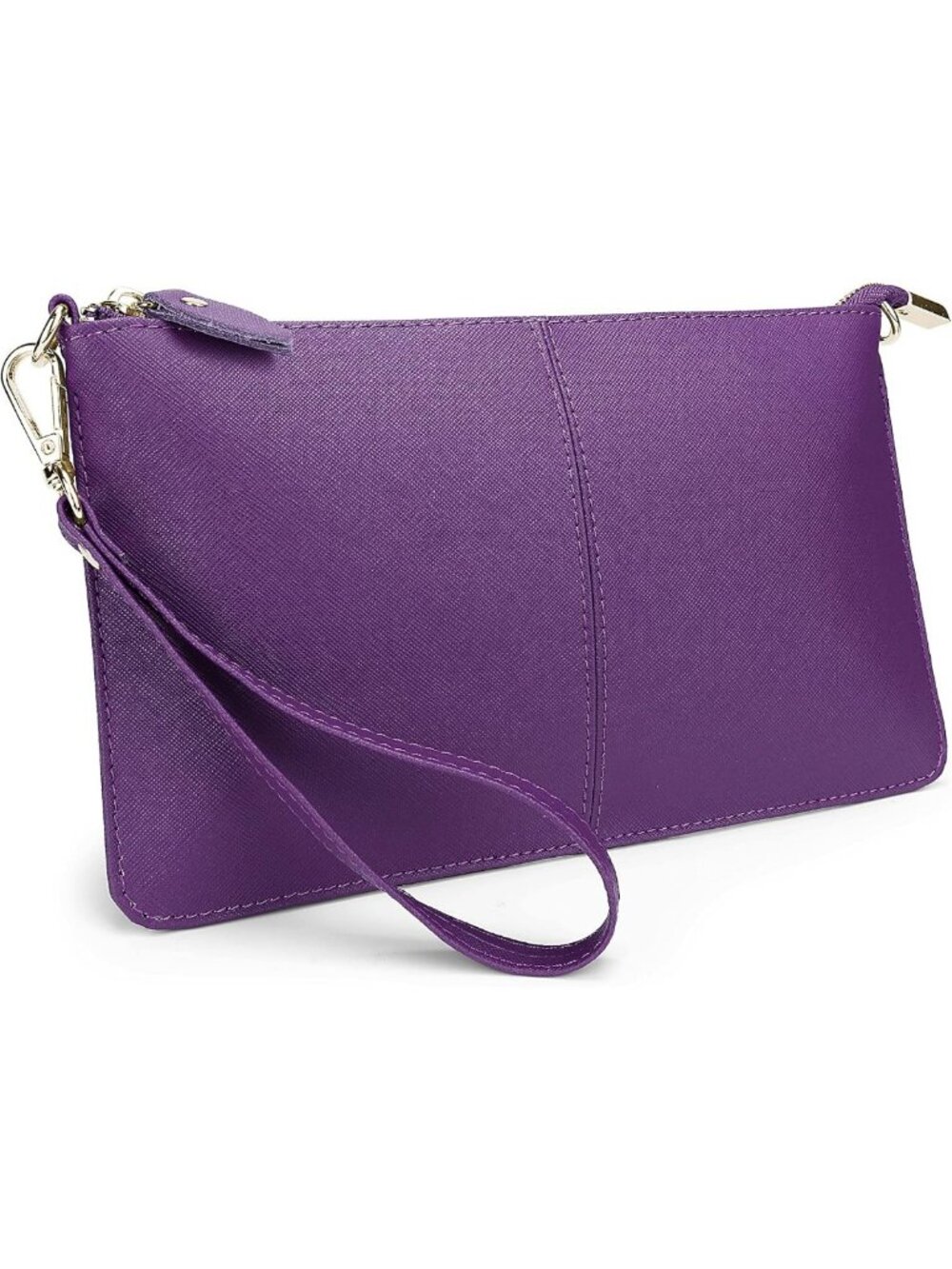Genuine Leather Women's Wristlet Clutch Handbag | Stylish Wallet Purse